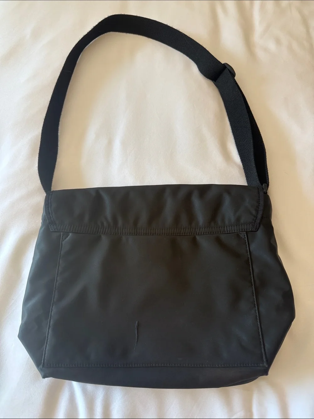 kate spade Black Nylon Messenger Bag with Adjustable Strap